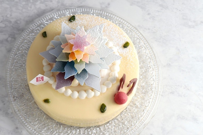 Sébastien Bouillet彩虹聖誕樹蛋糕